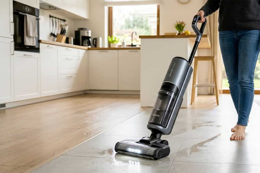 aspirateur balai laveur